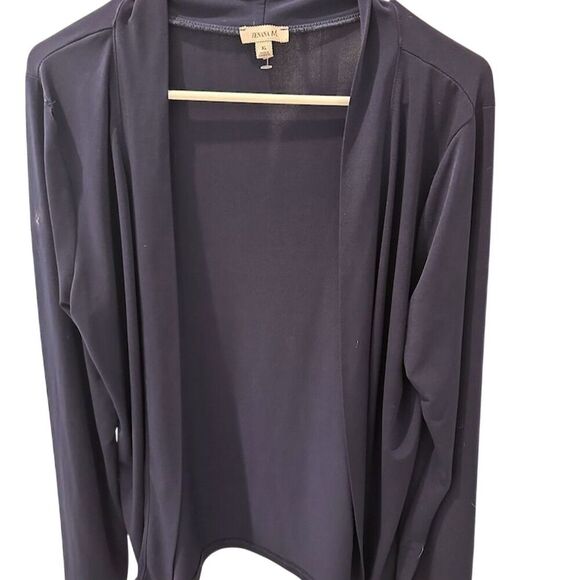 Zenana Women's XL Blue Open Front Cardigan Sweater Casual Fall - Picture 1 of 4